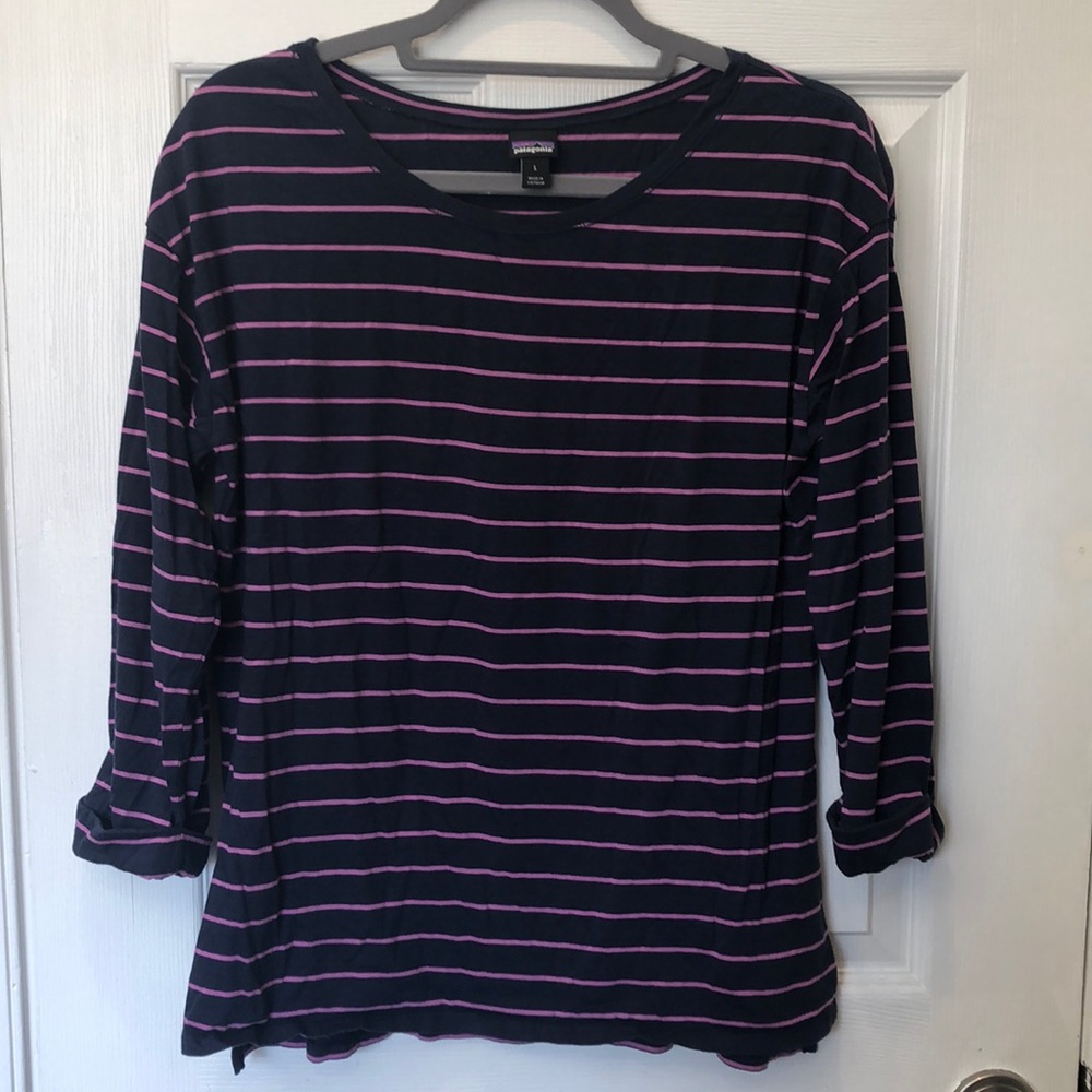 Patagonia striped shirt